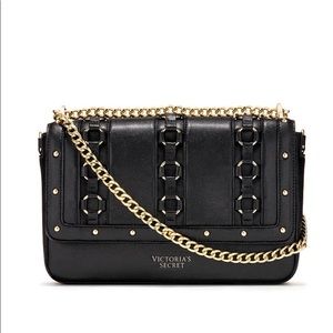 Victoria’s Secret Gold Stud Shoulder Bag